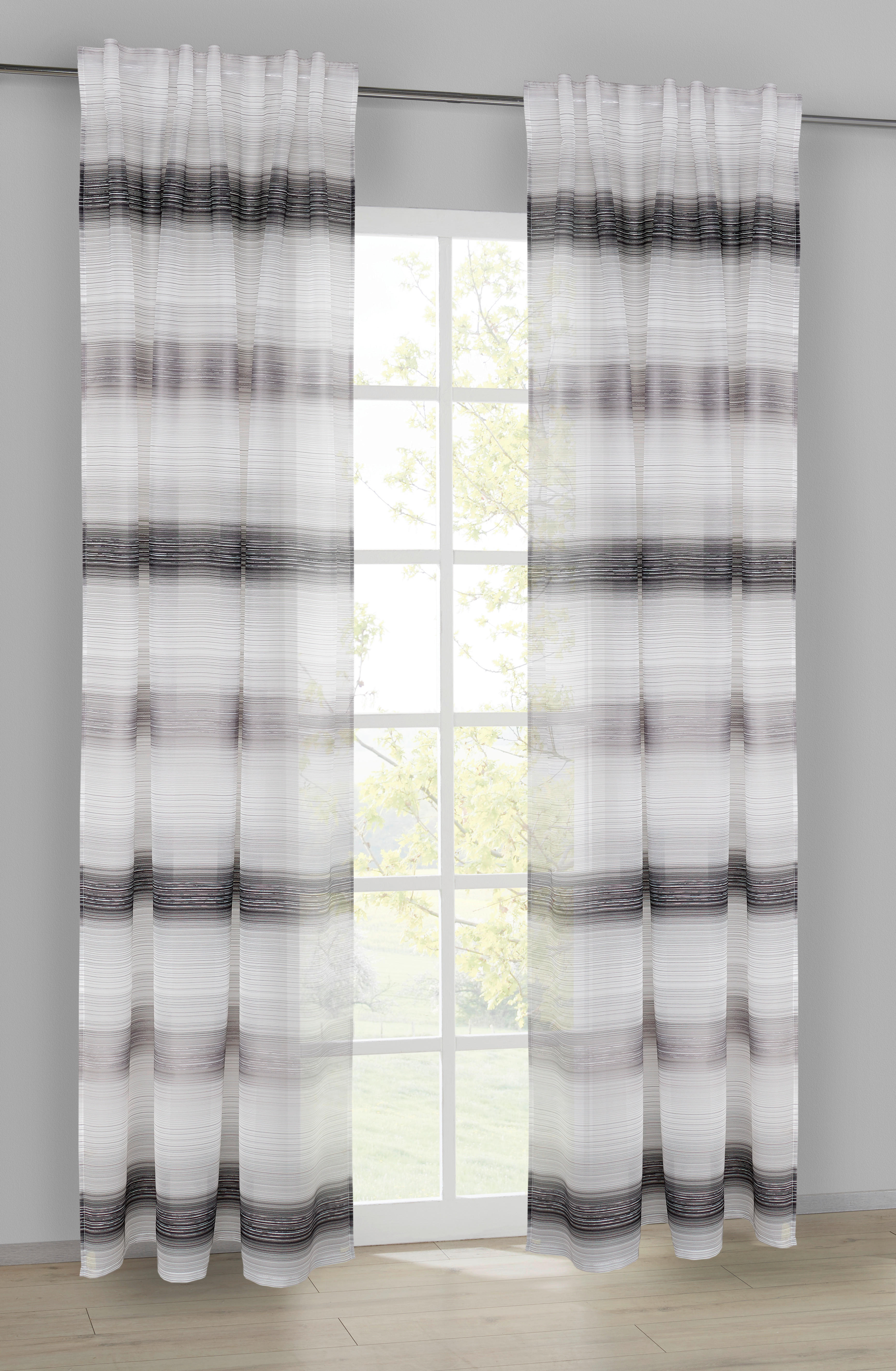 Kombivorhang Anja grau B/L: ca. 140x245 cm Anja - grau (140,00/245,00cm) - POCOline