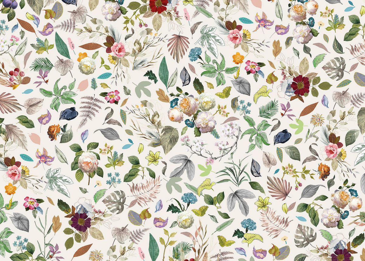 Komar Fototapete Les Quatre Saisons B/L: ca. 350x250 cm Les Quatre Saisons - (350,00/250,00cm) - Komar