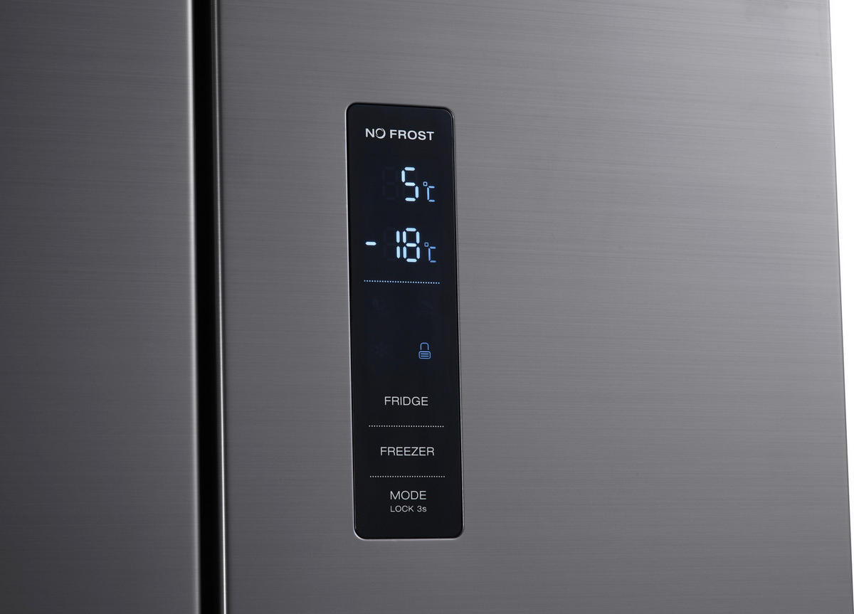 Wolkenstein Kühl-/Gefrierkombination FD351.4A++ Inox B/H/T: ca. 64x186x69 cm Kühl-/Gefrierkombi FD351.4A++ - Inox (64,00/186,00/69,00cm) - Wolkenstein