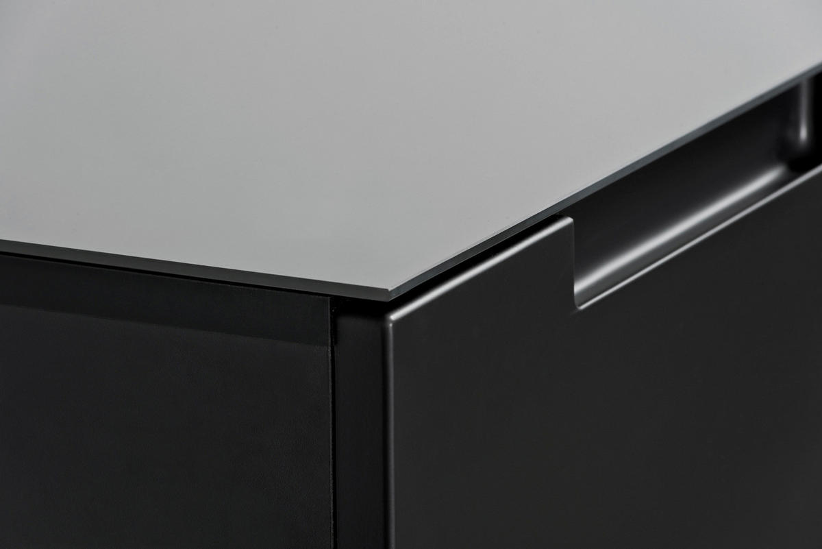 Kommode Mailand 11 anthrazit B/H/T: ca. 90x120x34 cm Mailand 11 - anthrazit (90,00/120,00/34,00cm)