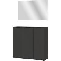 Garderobe 7878-547 Graphit Optik B/H/T: ca. 113x200x37 cm 7878-547 - Graphit (113,00/200,00/37,00cm) - Germania