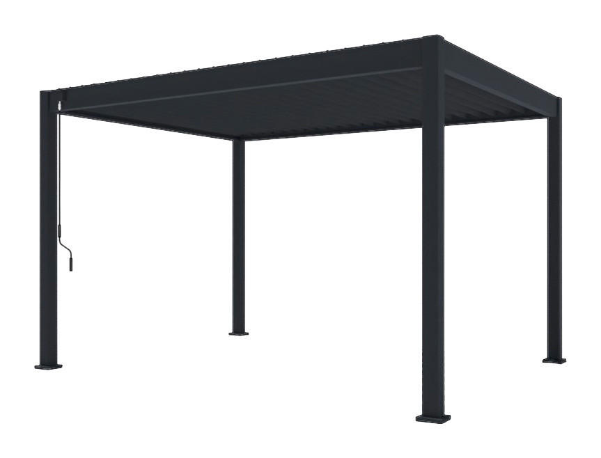 PergoLine Pergola Trumpf anthrazit Aluminium B/H/L: ca. 400x255x300 cm Trumpf - anthrazit (300,00/400,00/255,00cm) - PergoLine