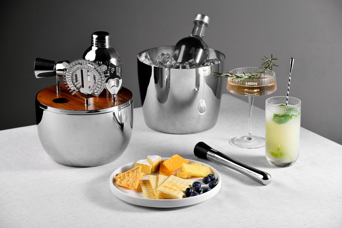 MASTERPRO Cocktail-Set THE DROP silber Edelstahl THE DROP - silber - MASTERPRO