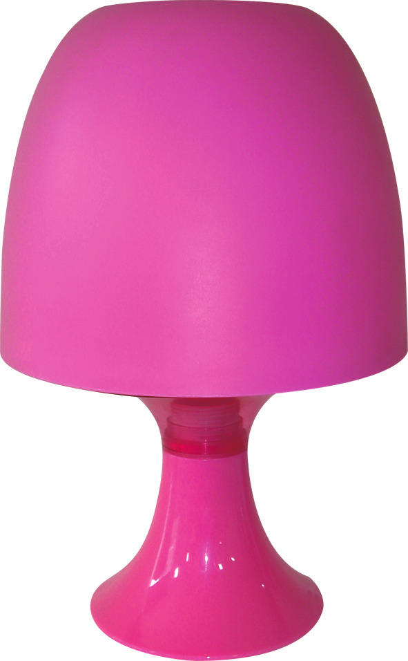 POCOline Tischleuchte pink Kunststoff H: ca. 24 cm E14 1 Brennstellen Sveta - pink (24,00cm)