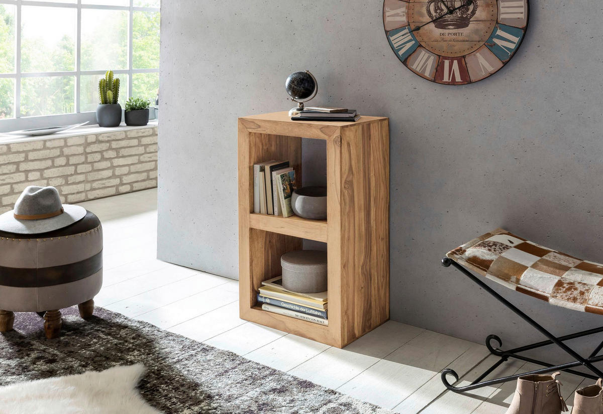 Standregal natur B/H/T: ca. 50x88x35 cm Standregal - natur (50,00/88,00/35,00cm) - Wohnling