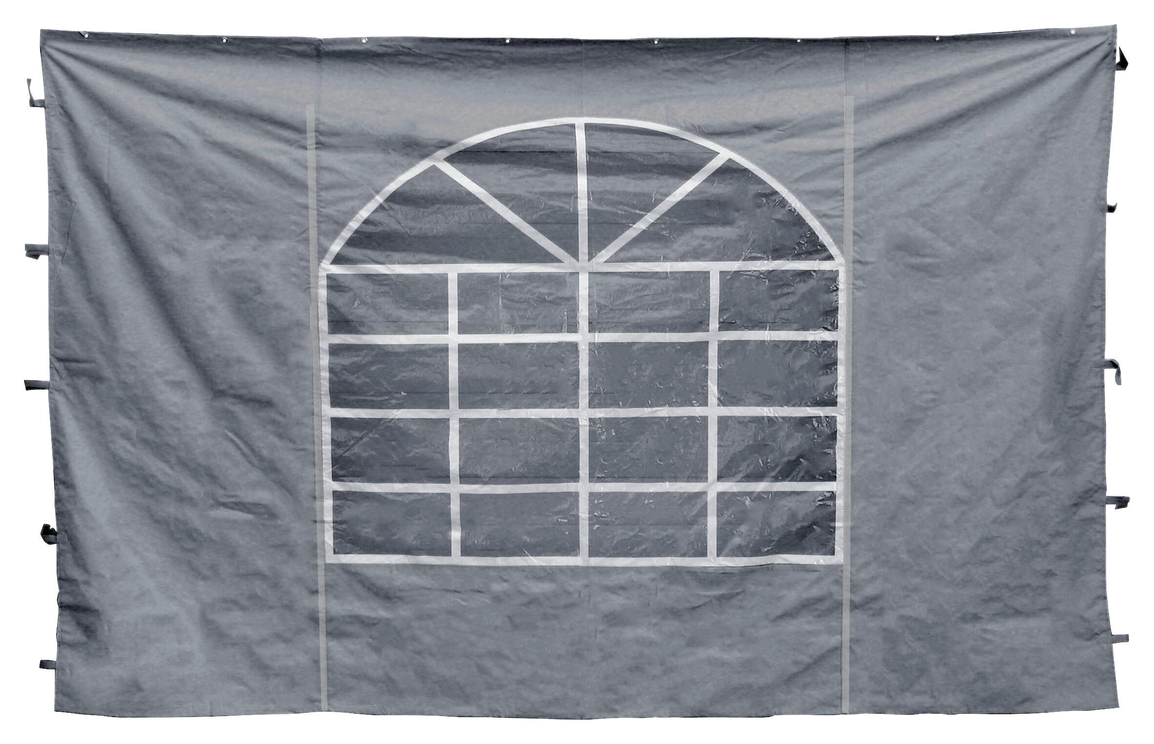 Thumbnail - Grasekamp Seitenteile für Pavillon Sahara grau Kunststoff B/H: ca. 300x193 cm