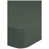 Baumwoll Spannbetttuch Satin Spannbetttuch-Satin 160x200cm - grün (160,00/200,00cm) - HIP