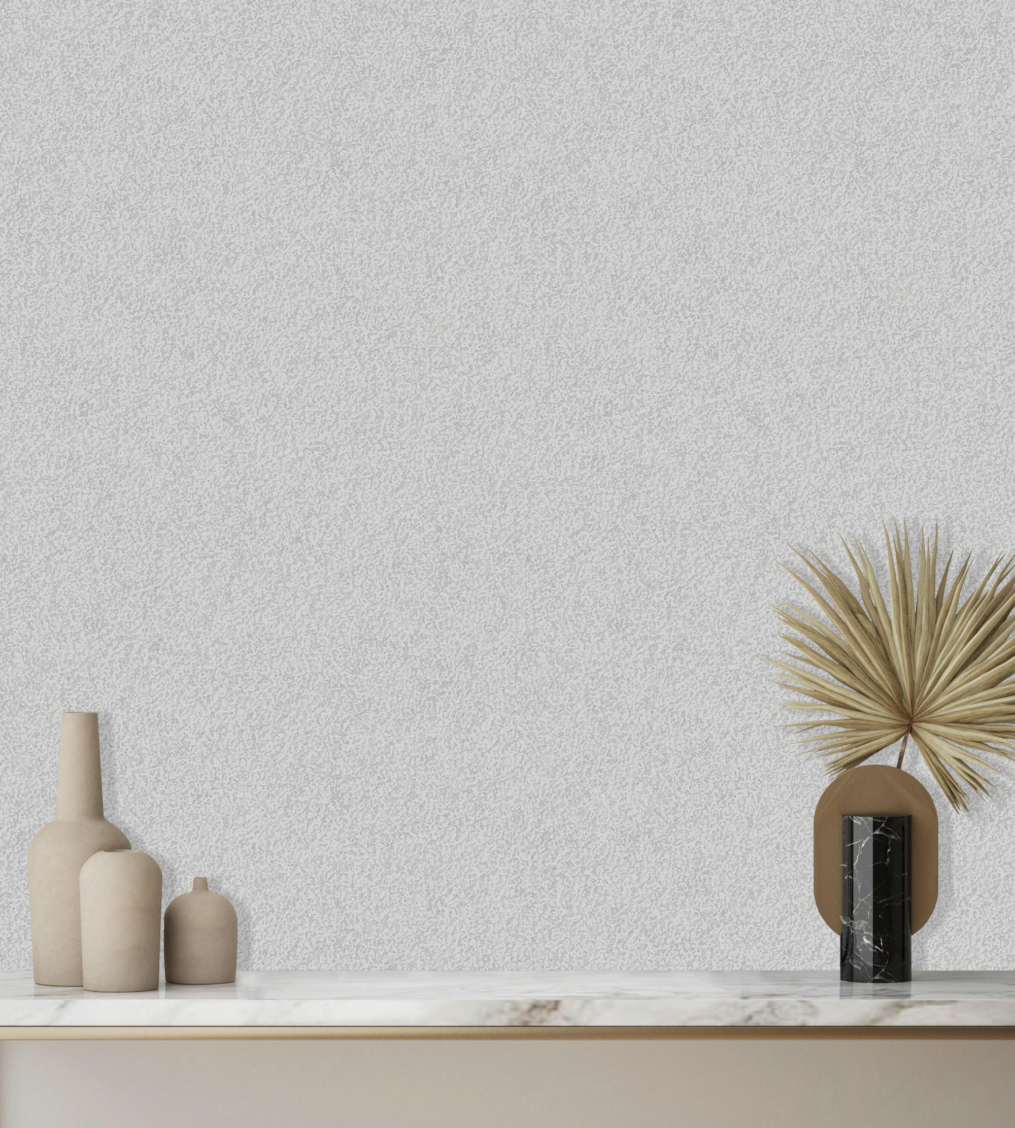 Thumbnail - UGEPA Vinyltapete Struktur hellgrau B/L: ca. 53x1005 cm