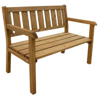 AXI Gartenbank Charlotte braun Holz B/H/T: ca. 110x93x63 cm Charlotte - braun (110,00/93,00/63,00cm) - AXI