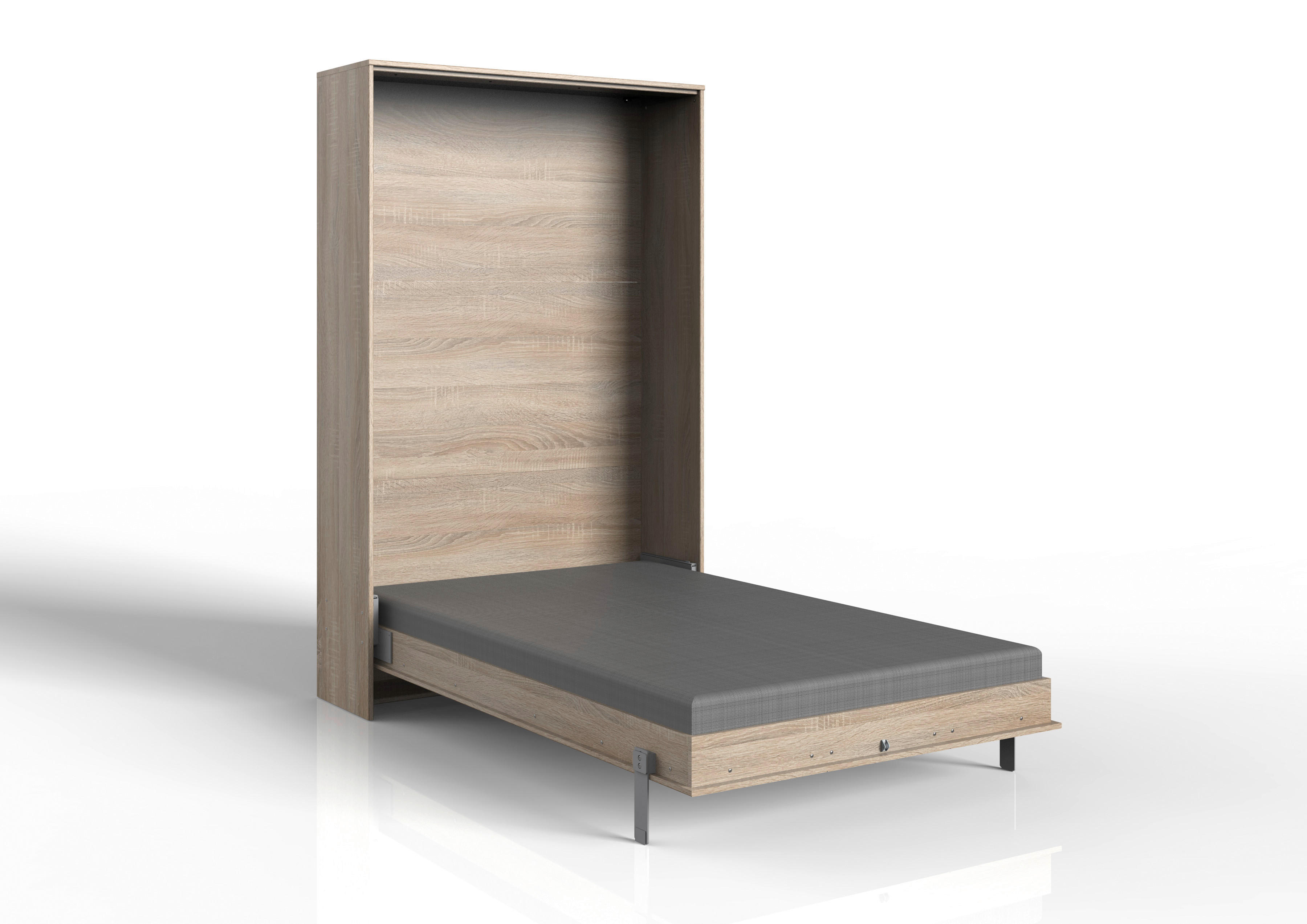Klappbett Juist Eiche Sägerau Nachbildung Liegefläche B/L: ca. 120x200 cm Juist - Eiche (132,00/213,00/43,00cm)