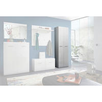 Garderobenschrank Adana B/H/T: ca. 59x197x37 cm Adana - weiß (59,00/197,00/37,00cm)