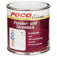 POCOline Acryl Fensterlack weiß glänzend ca. 0,25 l Fensterlack_Acryl 250ml - weiß (250ml) - POCOline