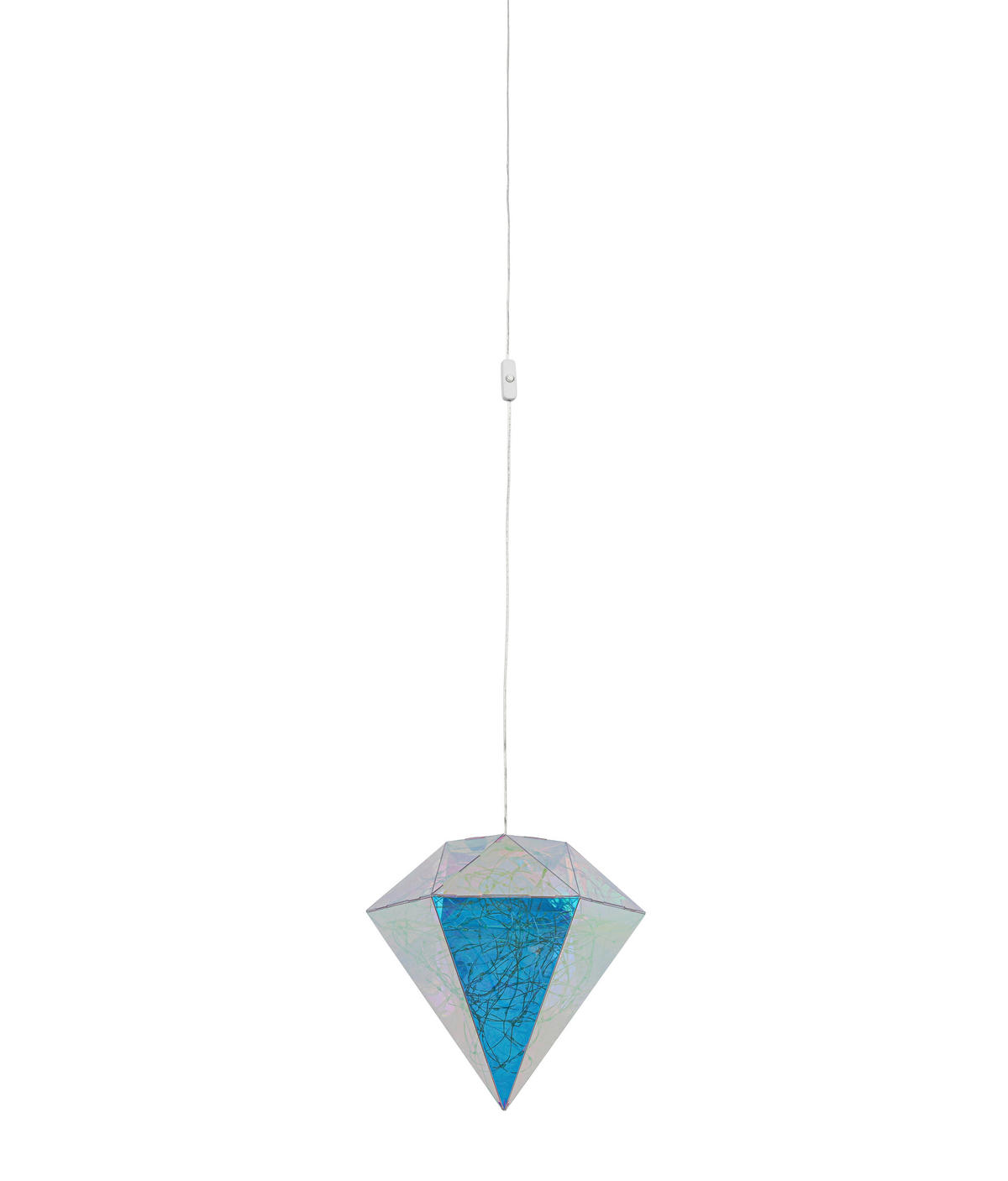Dekoleuchte transparent B/H/L: ca. 20x20x20 cm LED-Dekoleuchte_Diamant - transparent (20,00/20,00/20,00cm)