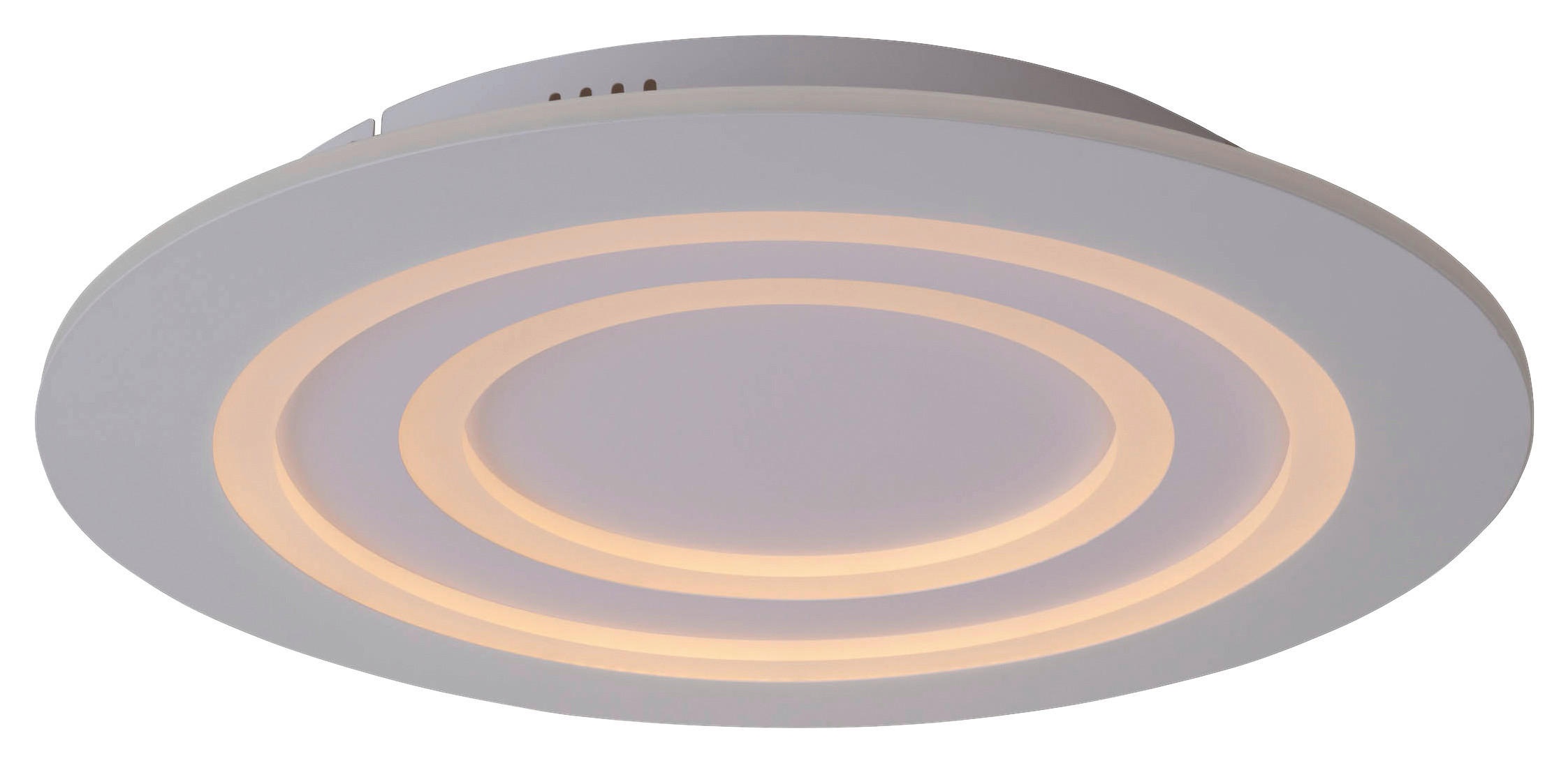 Näve Leuchten LED-Deckenleuchte weiß Metall Kunststoff B/H/T/D: ca. 50x6x50x50 cm MIREL - weiß (50,00/6,00/50,00cm) - Näve Leuchten