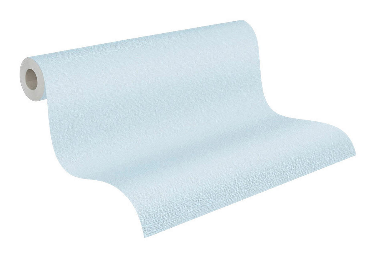A.S.Creation Vliestapete Attractive Uni blau B/L: ca. 53x1005 cm Attractive - blau (53,00/1005,00cm) - A.S.Creation