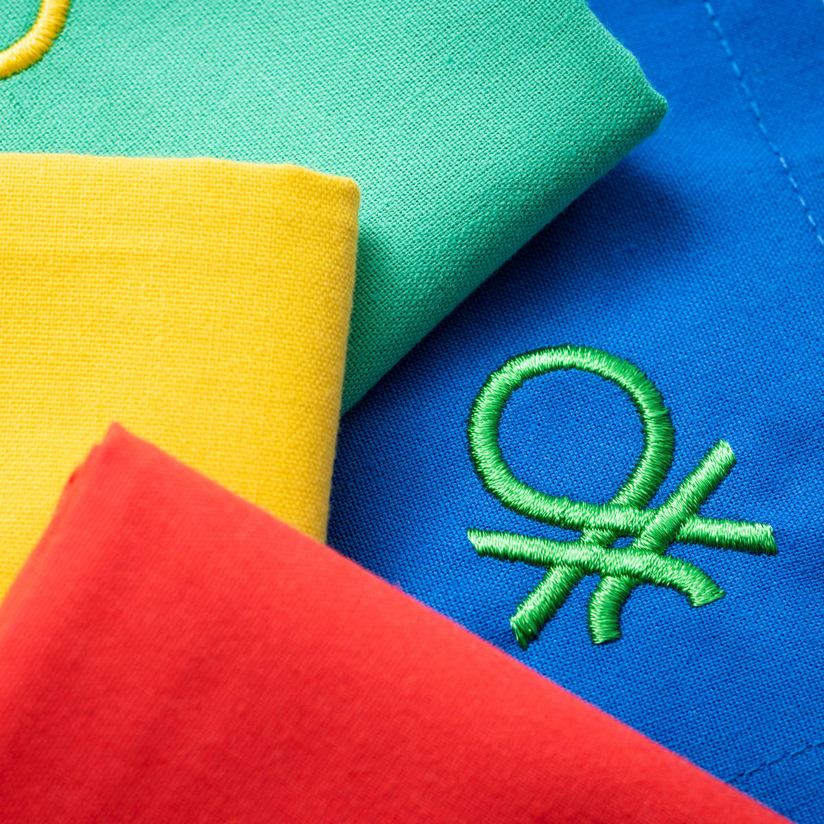 BENETTON Platzmattenset Rainbow multicolor Baumwolle B/L: ca. 30x45 cm Rainbow - multicolor (30,00/45,00cm) - BENETTON