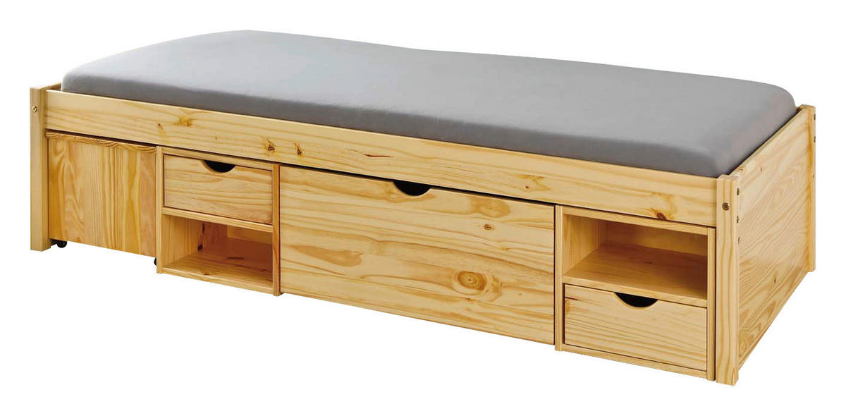 Funktionsbett Claas natur Liegefläche B/L: ca. 90x200 cm Claas - natur (209,00/48,00/96,00cm) - Inter Link