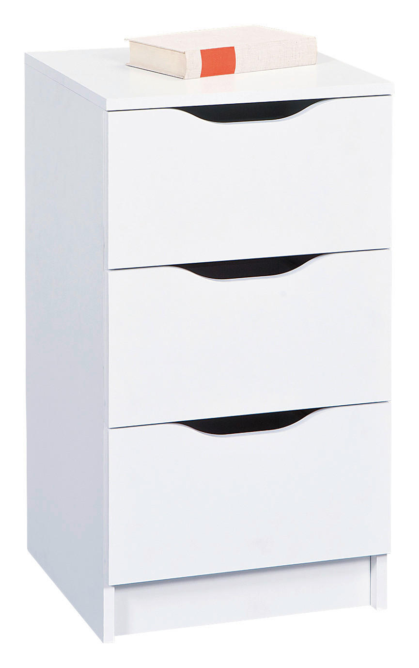 Kommode WESTPHALEN weiß B/H/T: ca. 41x71x40 cm WESTPHALEN - weiß (41,00/71,00/40,00cm) - Inter Link