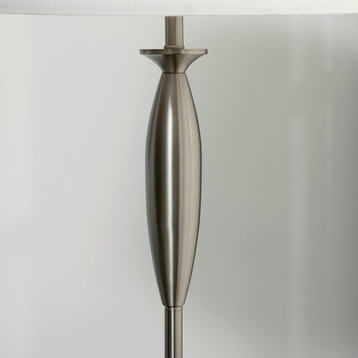 HOMCOM Stehleuchte silber weiß Stahl Leinen B/H/T: ca. 38x162x38 cm Stehleuchten-Set B31-334V90 - weiß/silber (38,00/162,00/38,00cm) - HOMCOM