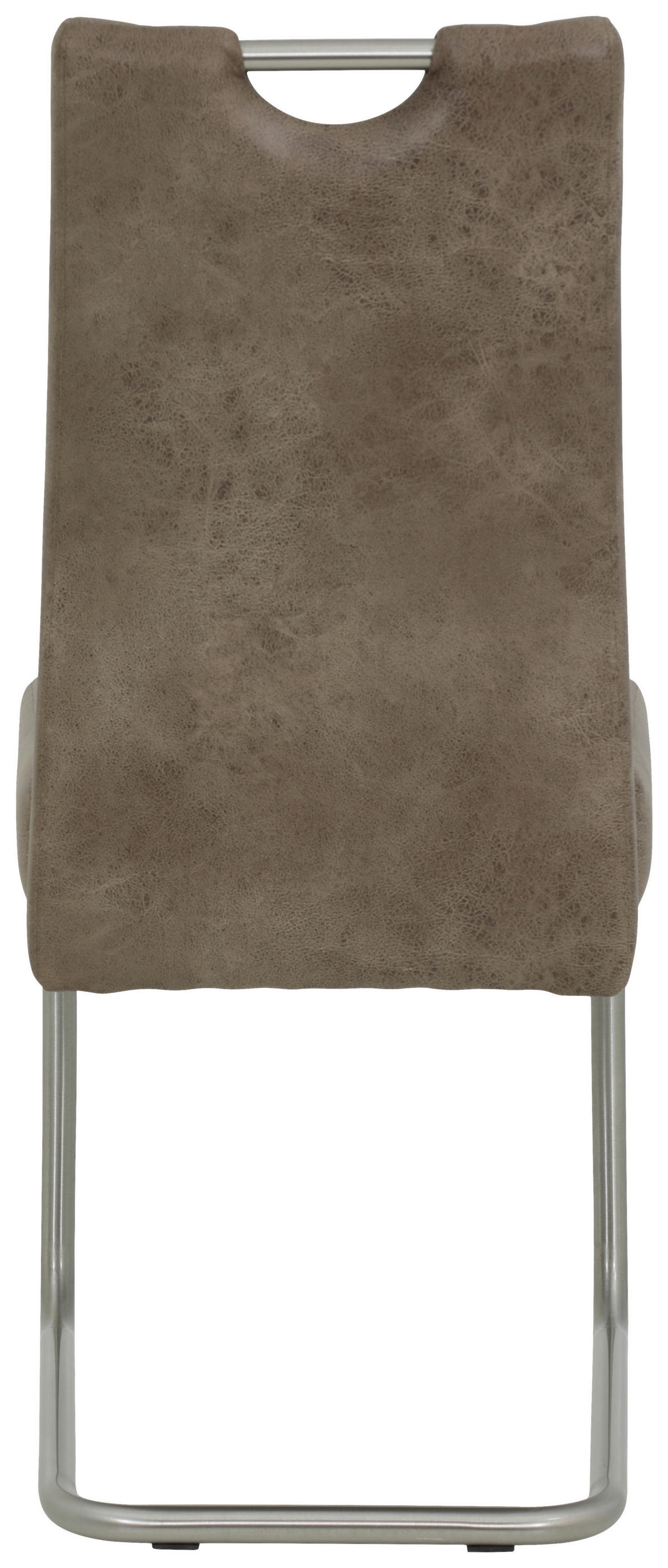 Schwingstuhl Sophia 4er Set schlamm Vintage Microfaser B/H/T: ca. 43x99x58 cm Sophia 4er Set - schlamm/Edelstahl (43,00/99,00/58,00cm) - Hela