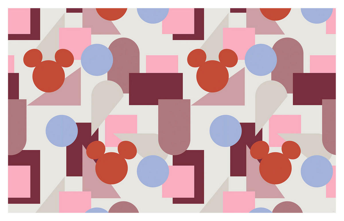 Komar Fototapete Colourful Mickey Disney B/L: ca. 400x250 cm Colourful Mickey - (400,00/250,00cm) - Komar