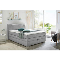 Boxspringbett  grau Liegefläche B/L: ca. 140x200 cm Amira_Boxspringbett - grau (154,00/105,00/217,00cm)