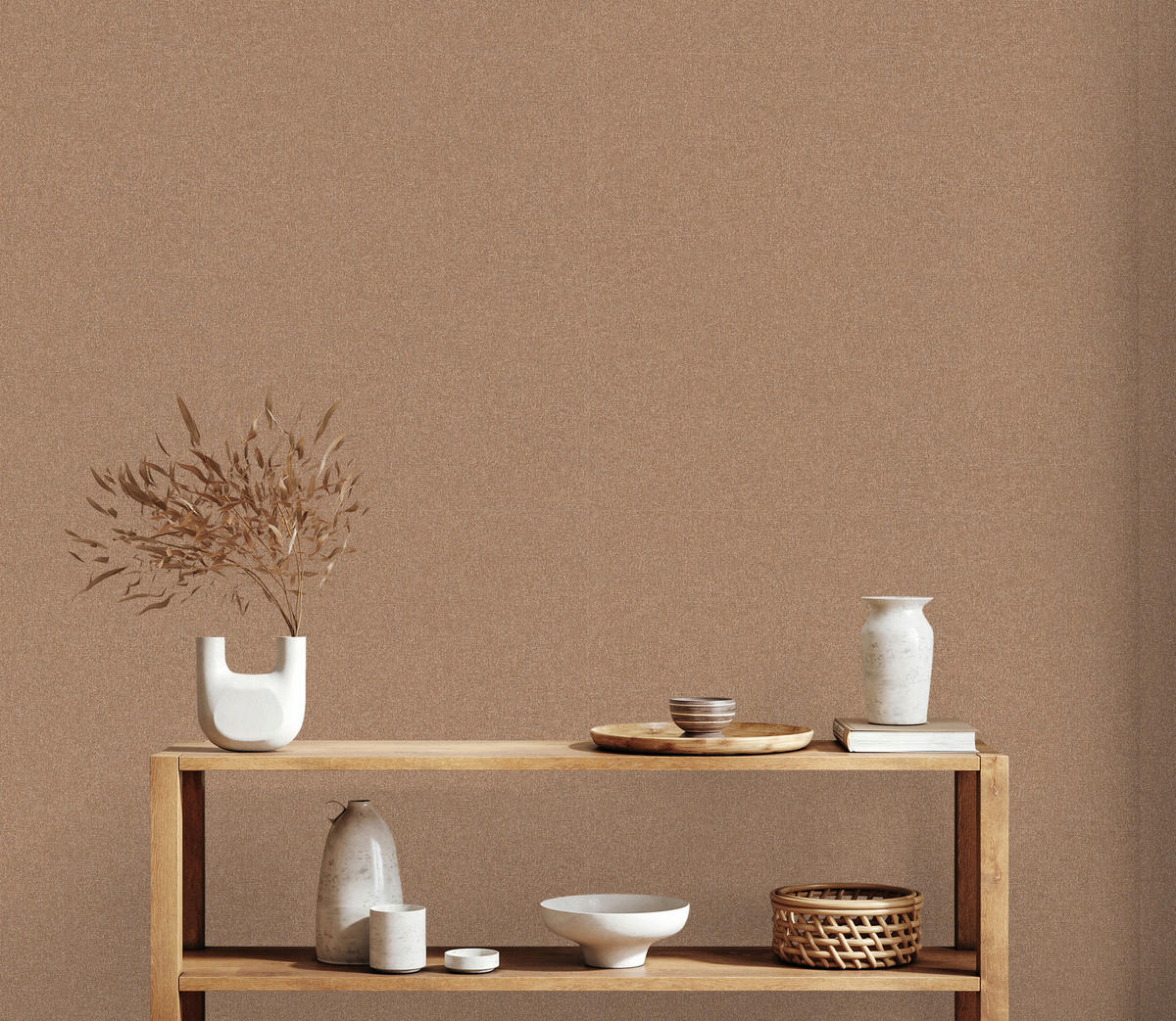 A.S.Creation Vliestapete Terra Uni braun B/L: ca. 53x1005 cm Terra - braun (53,00/1005,00cm) - A.S.Creation