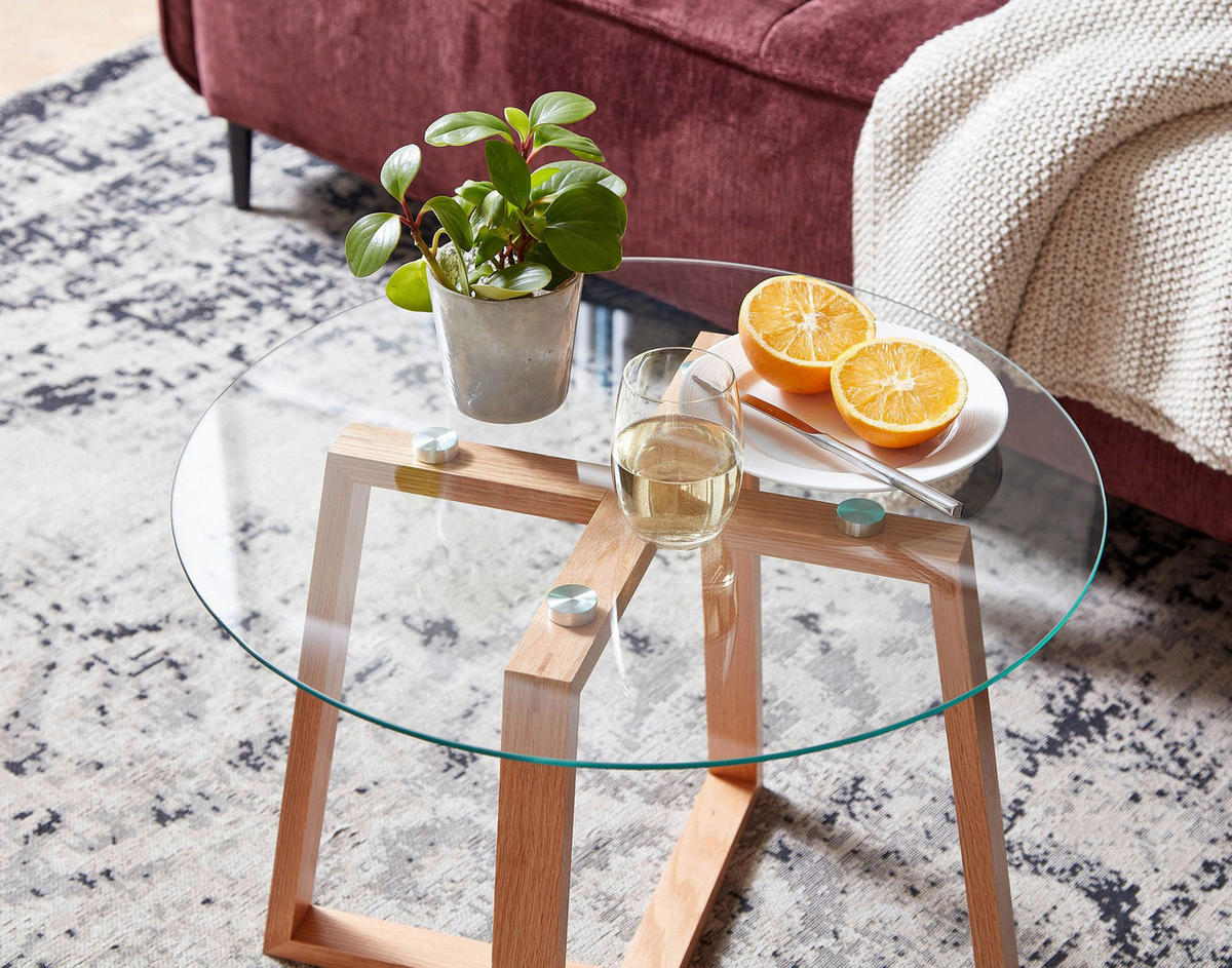 Couchtisch braun B/H/T: ca. 58x47x58 cm Couchtisch - braun (58,00/47,00/58,00cm) - Wohnling