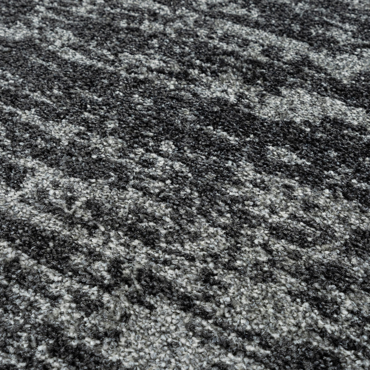 Sanat Kurzflorteppich OSLO schwarz B/L: ca. 150x150 cm OSLO - schwarz (150,00/150,00cm) - Sanat