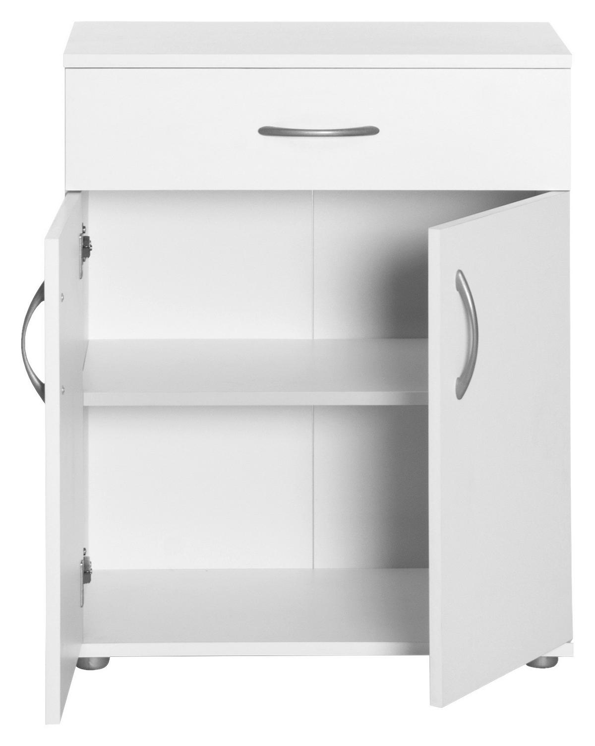 Kommode Peggy 2 weiß B/H/T: ca. 57x68,5x29 cm Peggy 2 - weiß (57,00/68,50/29,00cm)