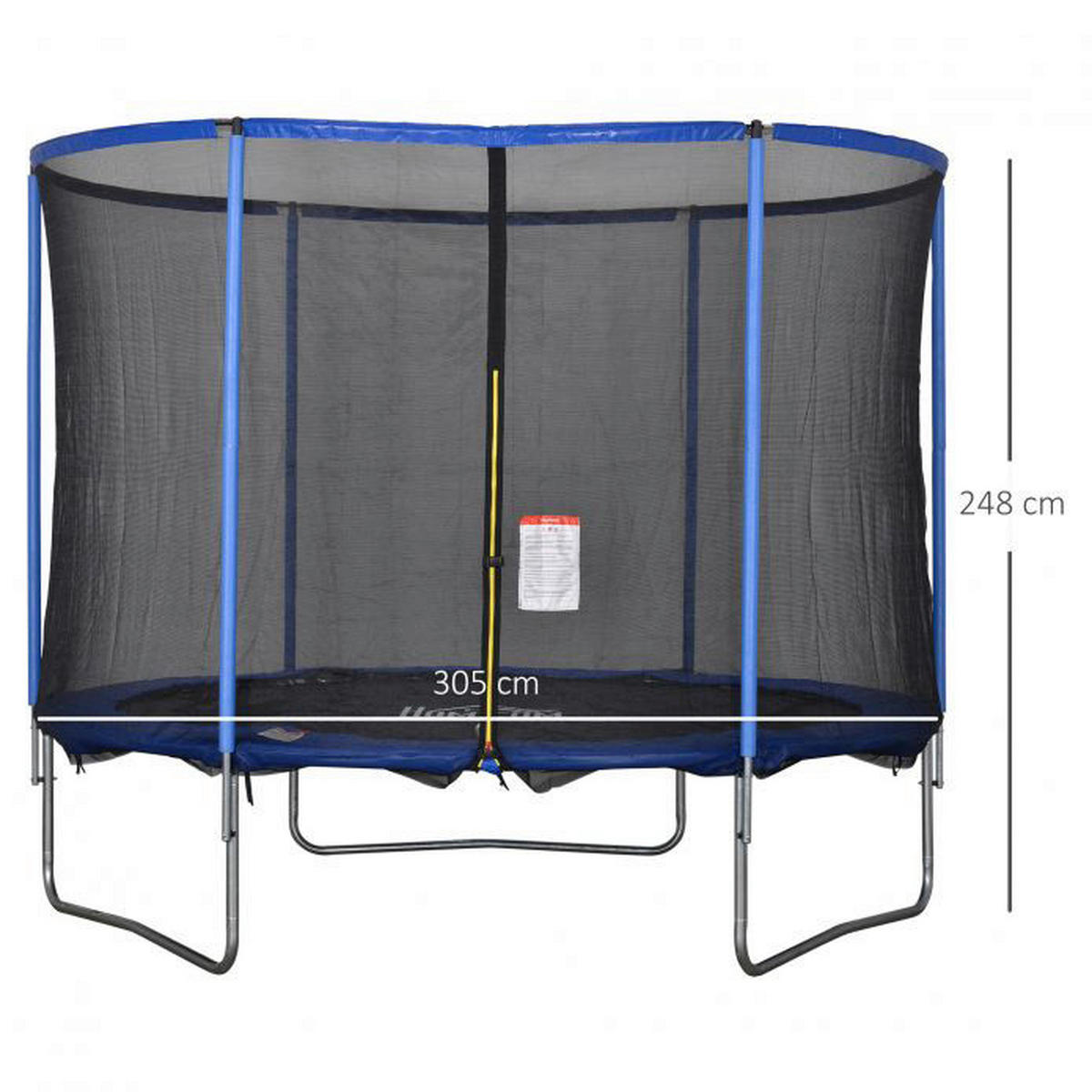 HOMCOM Trampolin blau Trampolin - blau/schwarz - HOMCOM