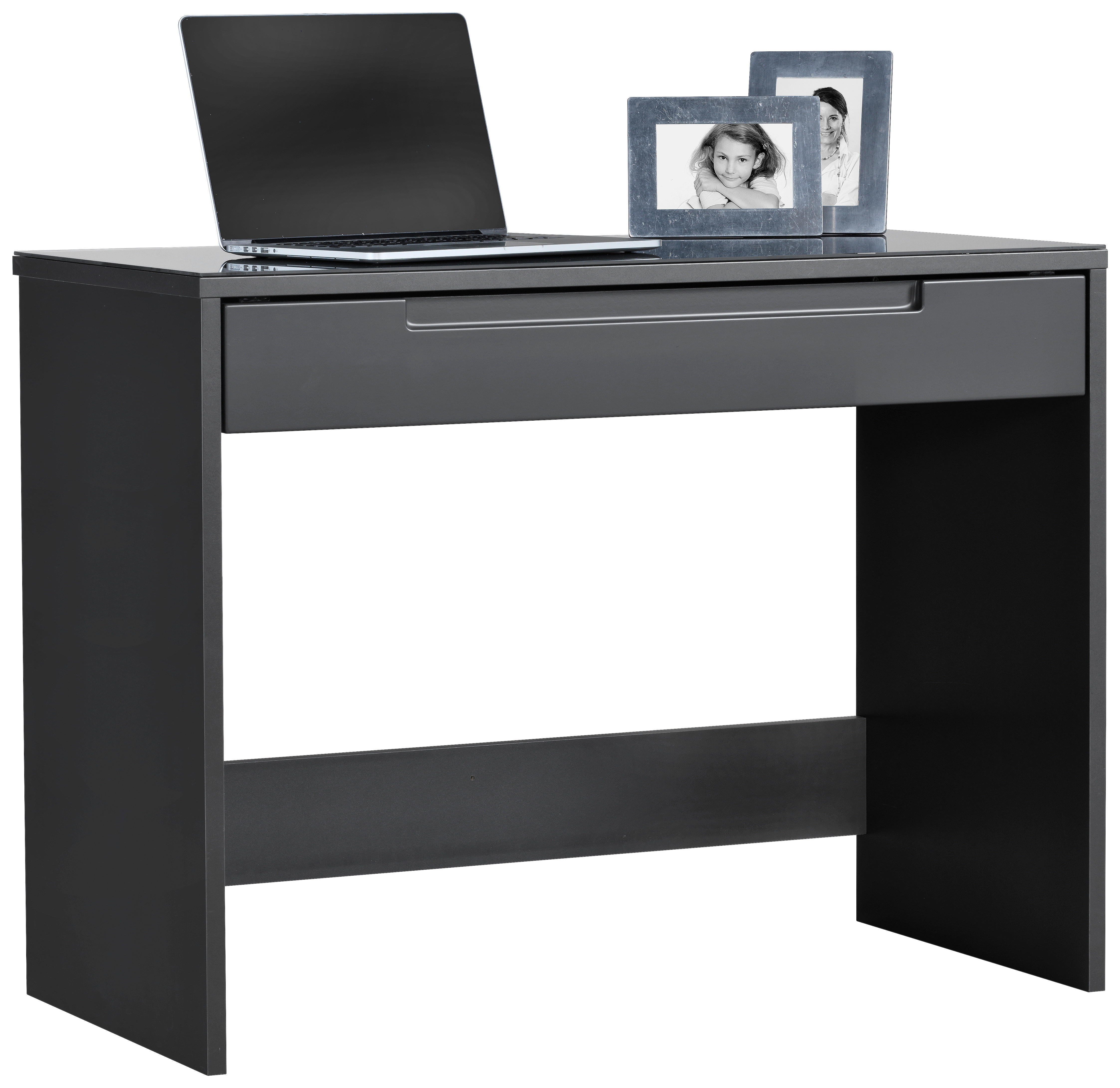 Schreibtisch Mailand anthrazit B/H/T: ca. 97x76x50 cm Mailand - anthrazit (97,00/76,00/50,00cm)
