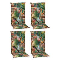 Beo Saumauflage für Hochlehner Texas bunt Polyester-Mischgewebe B/H/S: ca. 46x98x8 cm 4er Set Texas - bunt (46,00/98,00cm) - Beo