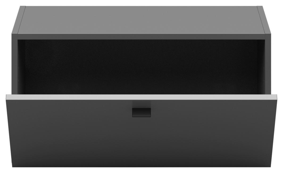 Regal System 64 anthrazit matt B/H/T: ca. 64x32x35 cm System 64 - anthrazit (64,00/32,00/35,00cm)