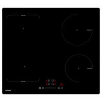 Mican Induktionskochfeld IKA4ZFZ schwarz Schwarzglas B/H/T: ca. 59x5,5x52 cm IKA4ZFZ - schwarz (59,00/5,50/52,00cm) - Mican