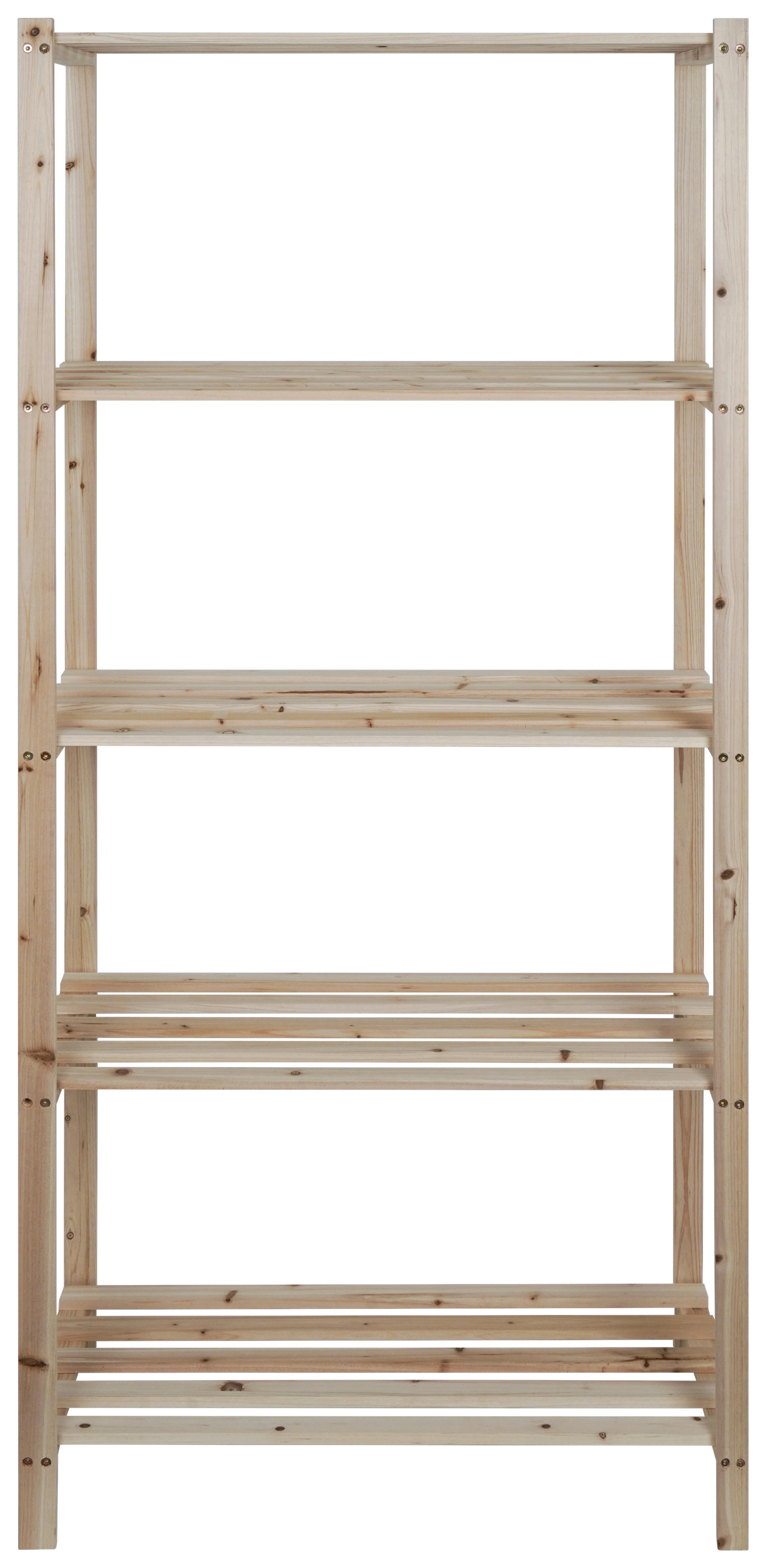 Holzregal natur B/H/L: ca. 40x170x75 cm Holzregal 170x75x40 - natur (75,00/40,00/170,00cm)