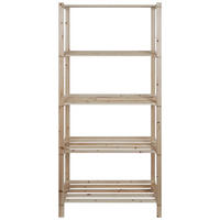 Holzregal natur B/H/L: ca. 40x170x75 cm Holzregal 170x75x40 - natur (75,00/40,00/170,00cm)