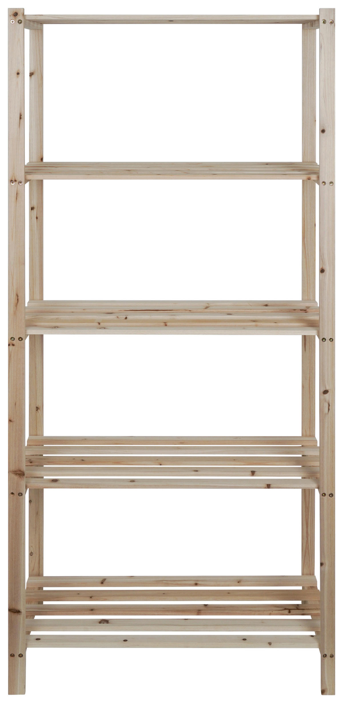 Holzregal natur B/H/L: ca. 40x170x75 cm Holzregal 170x75x40 - natur (75,00/40,00/170,00cm)