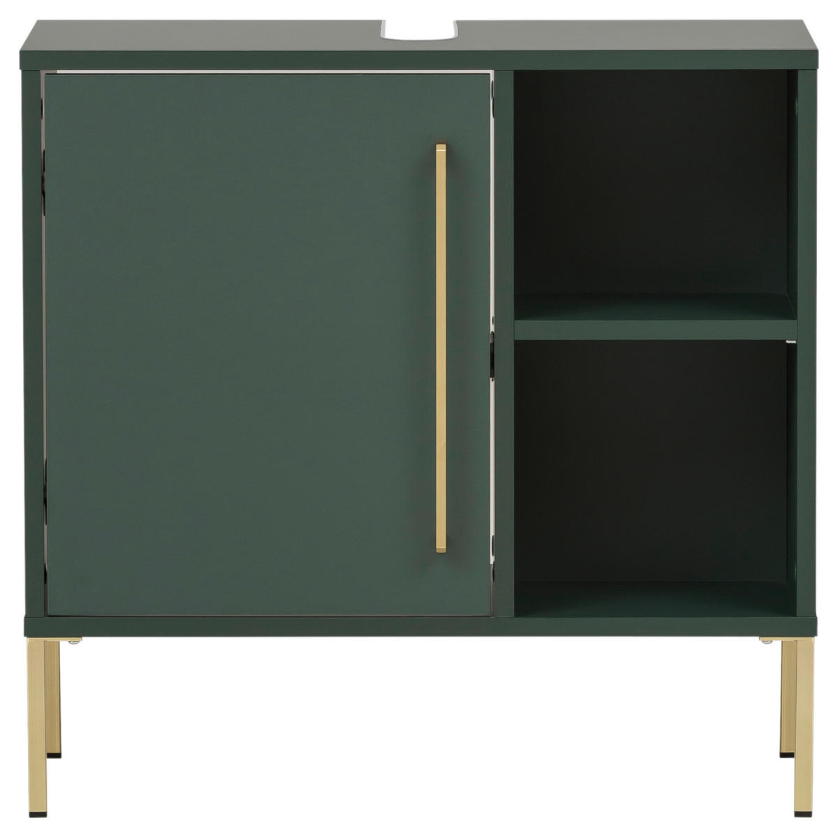 Waschbeckenunterschrank Kent waldgrün B/H/T: ca. 65,3x63,3x33,1 cm Kent - waldgrün (65,30/63,30/33,10cm) - Möbelpartner