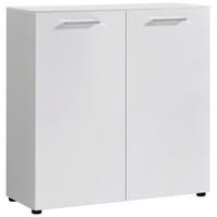 Kommode Rio weiß weiß glänzend B/H/T: ca. 80x83x35 cm Rio - weiß (80,00/83,00/35,00cm)