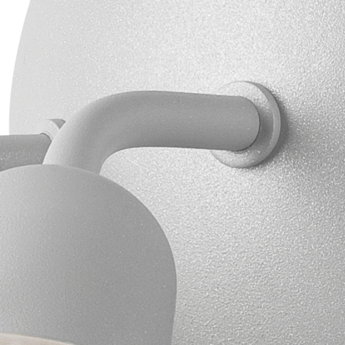 Lamkur Wandleuchte VIGGO 39428 silber Stahl H/L: ca. 14,5x23 cm E27 2 Brennstellen Viggo - silber (23,00cm) - Lamkur