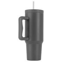 GOURMETmaxx Haushaltshelfer Thermobecher_m.Griff_GOURMETmaxx - grau - GOURMETmaxx