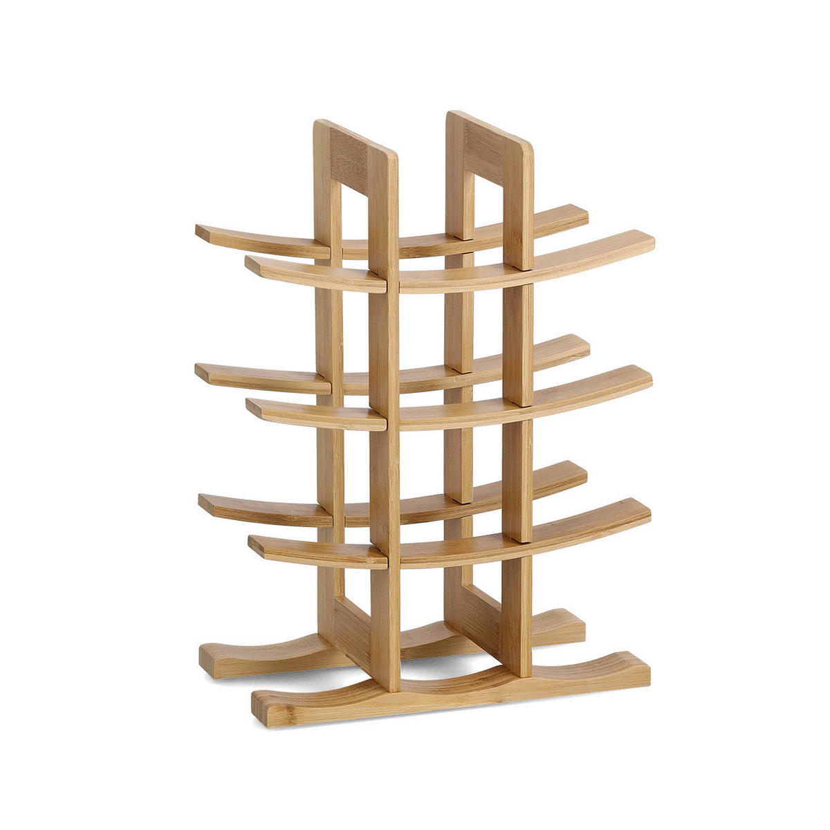 Zeller Weinregal für 12 Flaschen natur Bambus B/H/L: ca. 16x42x30 cm Weinregal_12_Flaschen - natur (30,00/16,00/42,00cm) - Zeller