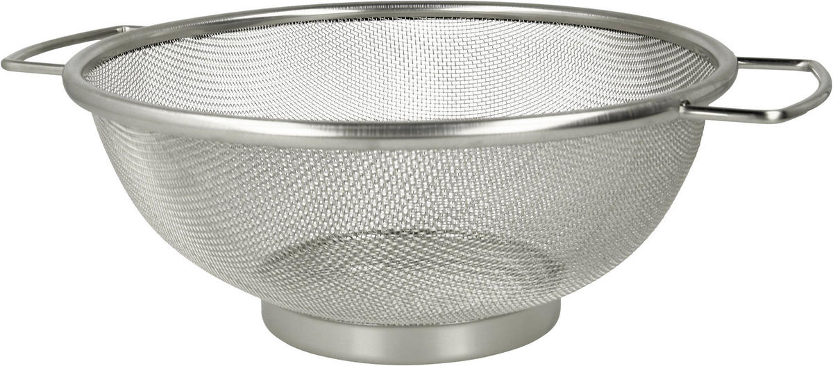 Metaltex Sieb silber Edelstahl H/D: ca. 11x26 cm Standsieb 26cm - silber (26,00/11,00cm) - Metaltex