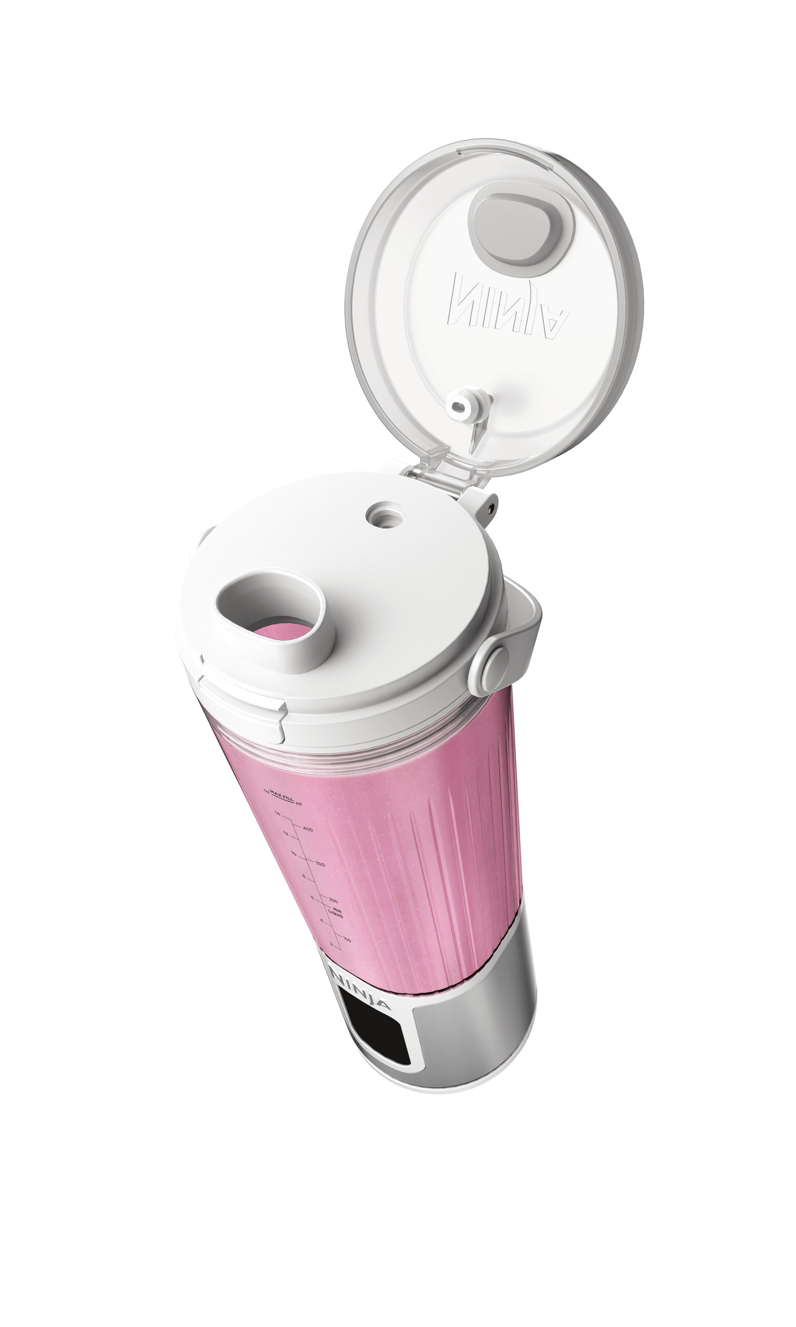 Ninja Standmixer weiß Kunststoff Edelstahl B/H/L: ca. 9x27x8,5 cm Blast BC151EUWH - weiß (8,50/9,00/27,00cm) - Ninja