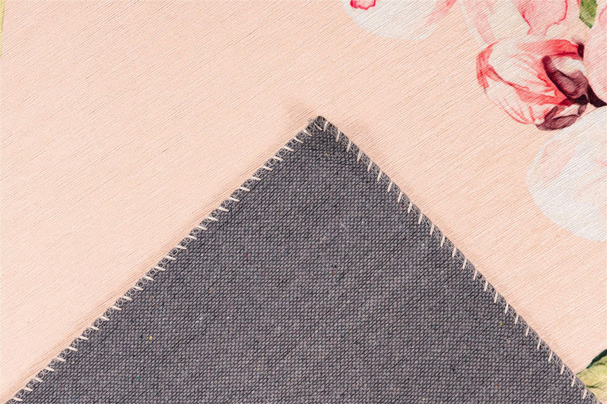 Kenda Sand Flachgewebeteppich Blossom 125 creme B/L: ca. 80x150 cm Blossom 125 - creme/mehrfarbig (80,00/150,00cm) - Kenda Sand