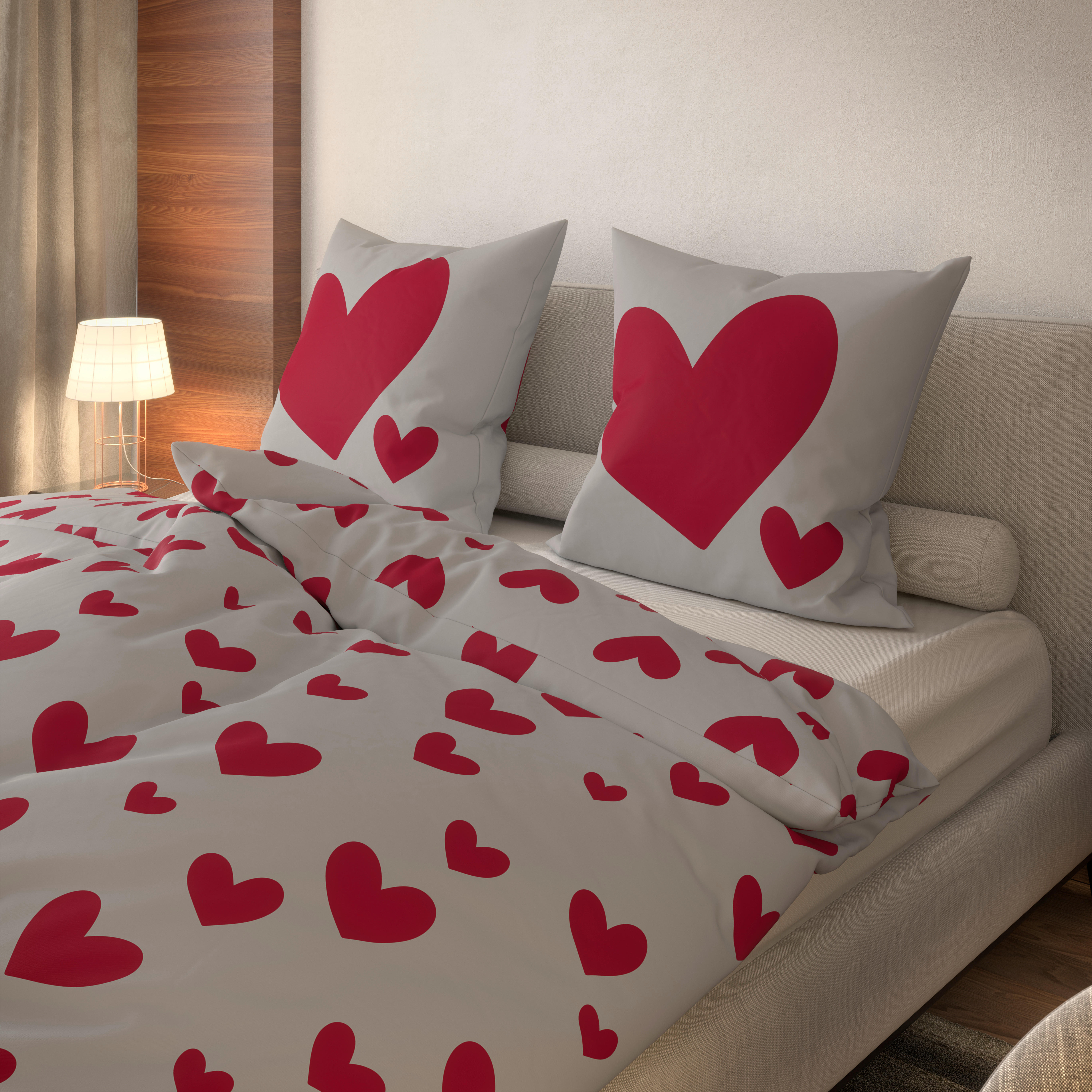 Thumbnail - Baumwoll Bettwäsche Renforce weiß Baumwolle B/L: ca. 135x200 cm