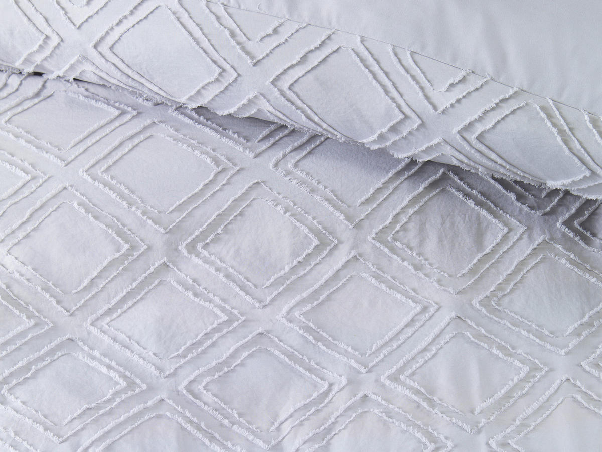 Microfaser Bettwäsche Bettwäsche_Microfaser_Boho silber - silber (135,00/200,00cm)