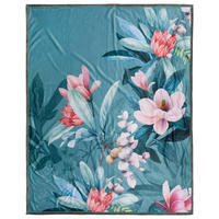 Wohndecke Parler Polysamt Parler - grün (130,00/160,00cm) - Descanso