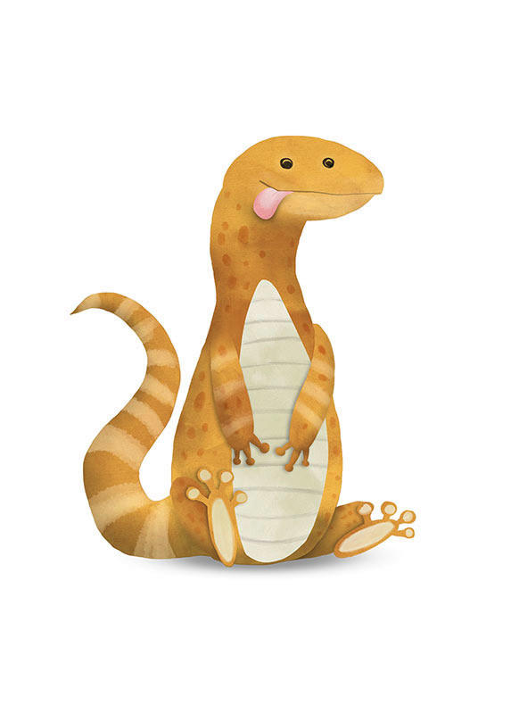 Komar Wandbild Cute Animal Lizard günstig online kaufen